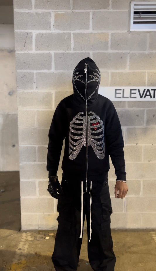 Skeletal Love Full Zip